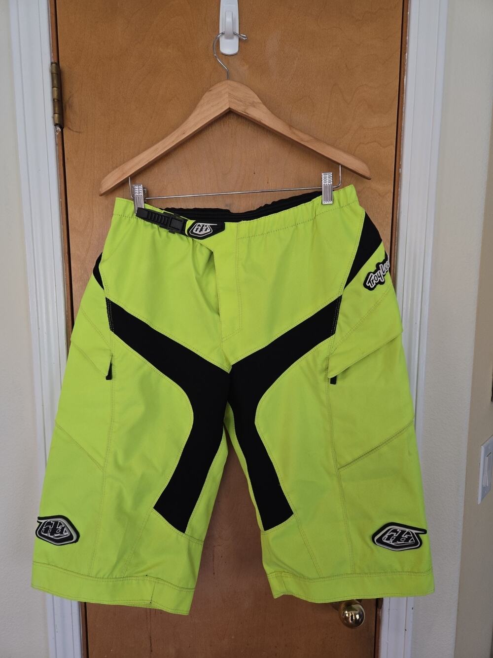 Troy Lee Designs Moto Shorts Mens size 38 Racing Neon Yellow
